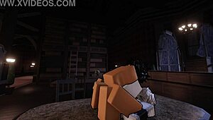 shemale femboy ass pounded halfway through the doors