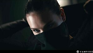 Cosplay Lesbian Vampires Rip Clothes for Intense Pussy Eating BDSM Lezdom