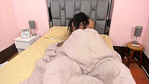 Stepdaughter Wakes Craving Stepdad's Huge Cock Spooning Tight Pussy Morning Fuck