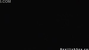 Watch busty asian ride monster biker cock in warehouse! 🔥🍆💦