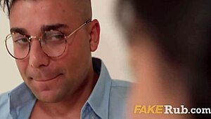 Hey, wanna see nerdy glasses brunette tasha lustn with pigtails suck cock, ride cowgirl, get muff dived and doggystyled?