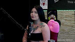 Kalyca Chats with Tifany in Sheer Red Swingers Casting Compilation Part 1