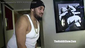 Rican Layla Perez Slobbers Juicy Dick Swallow for Cali Kastro