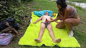 ever wonder about fucking the estate's biggest whore with that juicy wet pussy out in the countryside