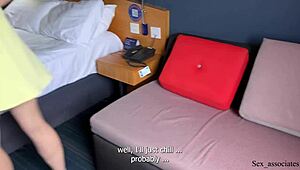 My Heart Skips as Stepsis Feels My Hard Cock Touching Her Wet Ass in Shared Bed