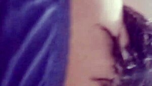 Aurora the curvy Mexican MILF squats deep on cock, her big pussy gripping tight in homemade ride.