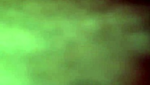 Vintage Vibe Pussy Teased by Buzzing Vibrator Toy in Retro Blue Film