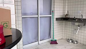 hey check out this big-ass brazilian maid i hired she twerks her booty so hot for me