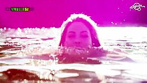 blondie soaks wet from burning california desire