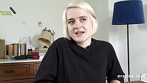 Luisa's Drenching Squirting Orgasm Explodes In Close-Up British Solo Session