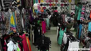 Naughty Shoplifter Ashley Lane Bent Over Hard Fucked Store Spanking Deep