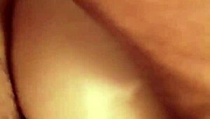 couple's big ass amateur babe rides until creampie finishes the homemade drive home