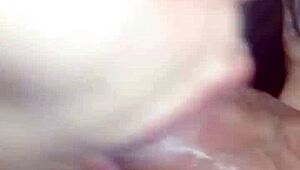 big ass colombian bride sucks huge cock deep then gets fucked doggy style homemade raw