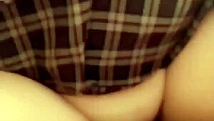 Shy Mexican student blushes at professor's words before anal creampie debut homemade