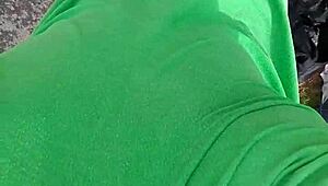 I took my private indoor workout routine outside for real