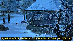 GOBBYWARTS SCHOOL OF SEXCRAFT UNLEASHES HORNY HUT FANTASY!