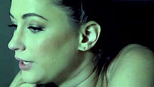 Hot milf babe moans from intense small tits pussy licking lesbian massage session!