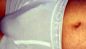 My cock throbs hard in these tight shorts outdoors