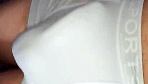 My cock throbs hard in these tight shorts outdoors