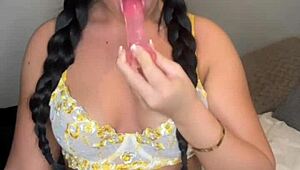 WOW, Slutty British Girlfriend's Horny Webcam Experience!!