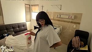 Boyfriend Fucks Ass Before Butt Surgery Nurse Catches Us