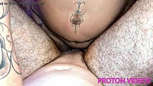 fucking my tall married bride sideways and amazon style bareback with her fat latina curves jiggling