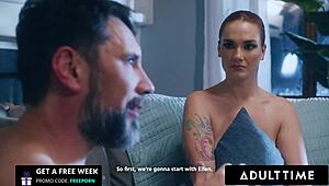 Siri dahl and ana foxxx submit to dom husband in rough 3-way ass licking ride