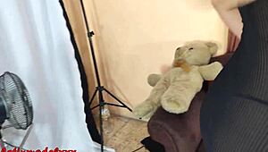 big ass pregnant latina curvy beauty spreads her fat pussy for photographer's rough fucking in pretty lady style part 1