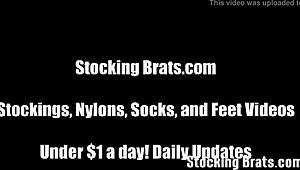 Sasha Craves Sucking And Licking Toni's Sexy Toes In Fetish Play