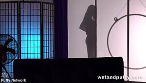 mia trejsi's wet swollen lips tease in mesmerizing lingerie play