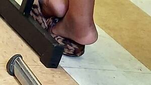 Those LIGHTSKIN SOLES on Ebony Teen 18+ Candid Hot!