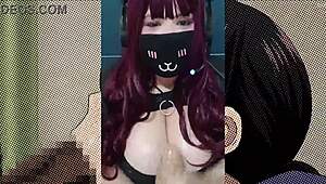 Goth girl big natural tits roleplay virtual sex JOI dirty talk instructions