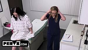 Pervz Celestina Bloom Orgasms From Groping In Hospital Exam Roleplay