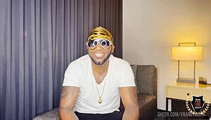 blonde kaia angel rides rome majors bbc cowgirl then eats it?