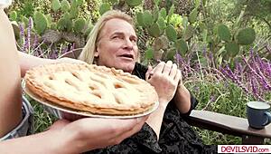 Old man neighbor FUCKS small tits teen hard in lingerie