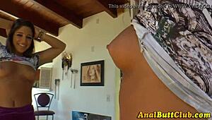 Kinky Brunette Teen's Tight Ass Gaped With Toys In HD Fetish Play!