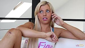 first time lesbian milf massage turns into rough fisting scissoring and squirting!