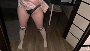 stepsis caught my cock wanna learn sucking before i pound your big ass doggystyle pov?