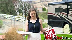 innocent teen bounces on massive black cock, craving every thick inch