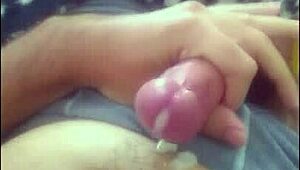 Skinny Brazilian showers with huge cock cumshot compilation