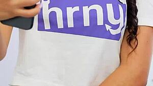 hey boyfriend, watch your sexy latina teen masturbate wet pussy on phone