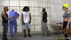 Chanel Preston Gangbanged by Huge Black Cocks