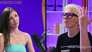 I stumbled into maya woulfe's steamy podcast chat