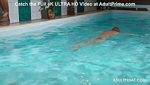 i need more after watching these milfs double penetrate with deepthroat poolside