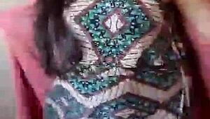 bath time striptease has amateur ripping clothes off small tits