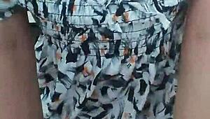 whoa this young wife in short dress cheats with neighbor doggystyle 😏 her curvy ass shakes!