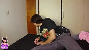 a couple invites me for wild threesome with petite latina slut bent over!