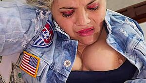 damn this latina blonde needs more cock deep in her juicy ass 🍑💦