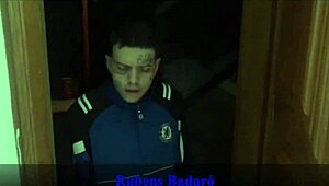 seeing my stepson's huge cock in shower got me so emotional i fucked him in red sheer lingerie