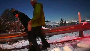 caught pregnant wife moaning from public anal pounding bent over with dirty talk